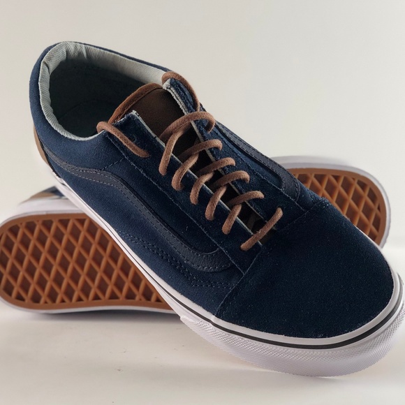 Vans OLD SKOOL C&L Dress Blues/Acid Denim Shoes - Picture 4 of 8
